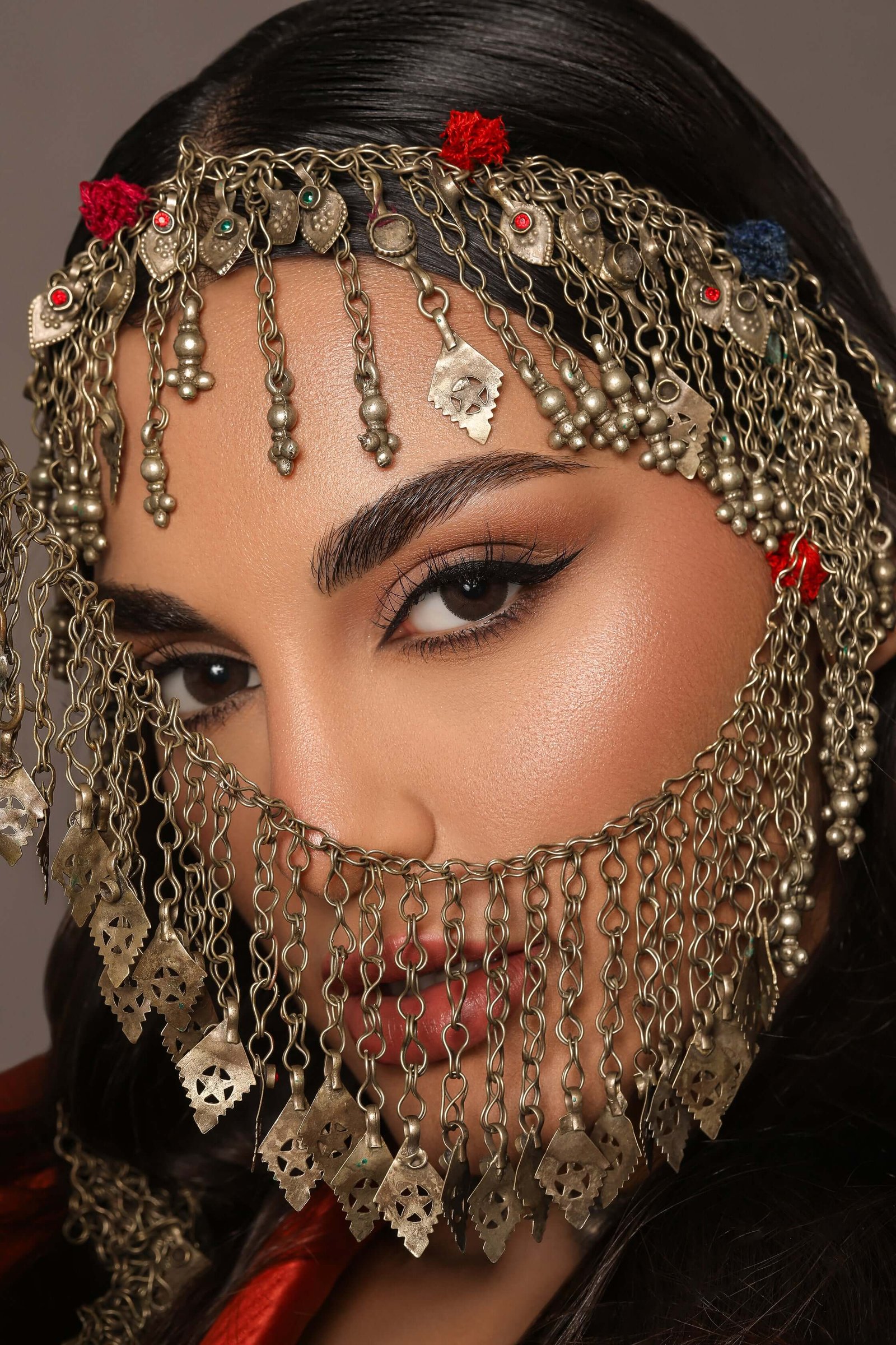 Cosplay Makeup With Icy Blue Colored Contacts